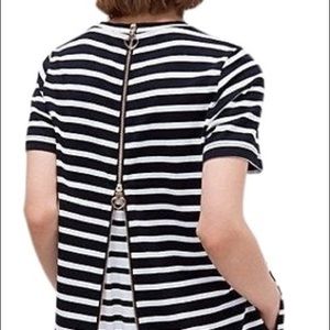 Kate spade zipper back T-shirt dress